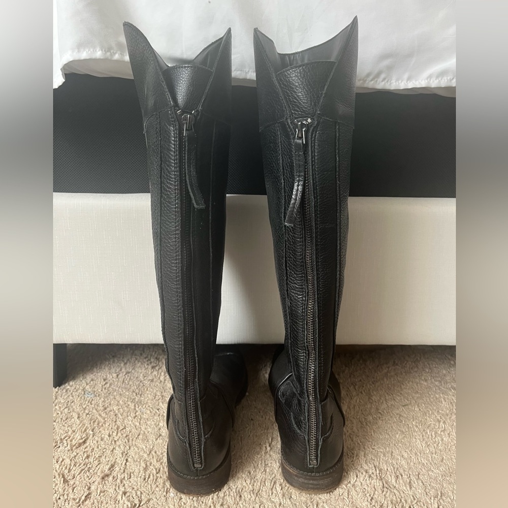 Franco Sarto Black Riding Boots